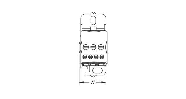 Repartiteur unipolaire 80a