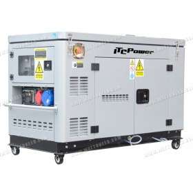 Groupe électrogène ITC Power bi-tension 10KVA Diesel 230V/400V Insonorisé DG12000XSE-T