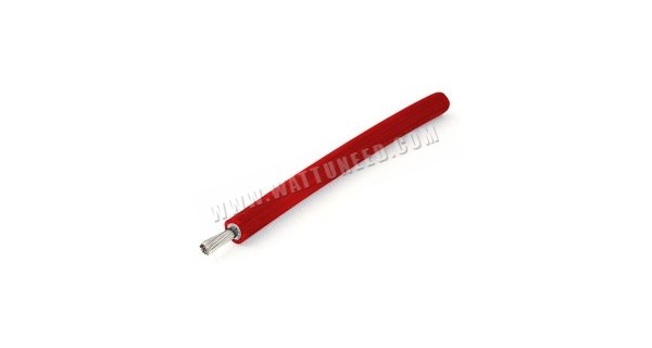 Câble solaire 1X6mm² rouge - 1m