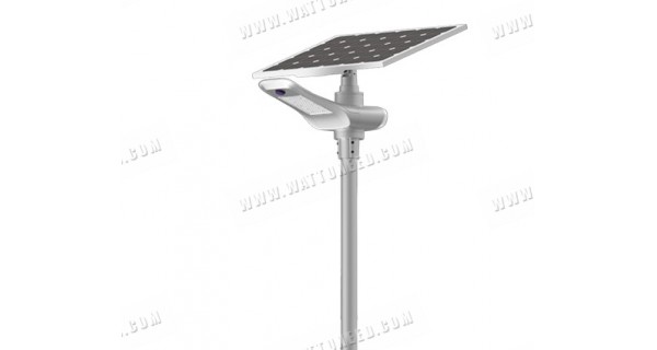 Lampadaire solaire - LED autonome 100w - panneau de 30W