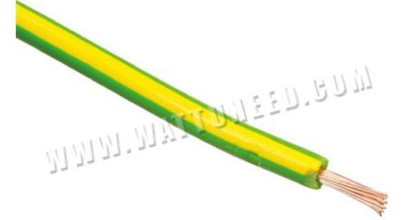 Cable de tierra blanda verde/amarillo H07V-K ECA 16 mm2