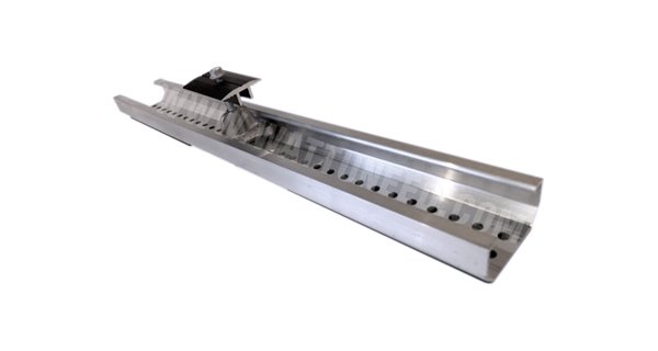 Mounting rail for trapezoidal roofs trapeze light+middle clam NVT