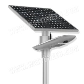 Lampadaire solaire - LED autonome WE 10W 5V - panneau de 50Wc