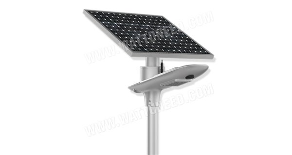 Luz de calle solar - LED independiente de 150w - Panel de 50W