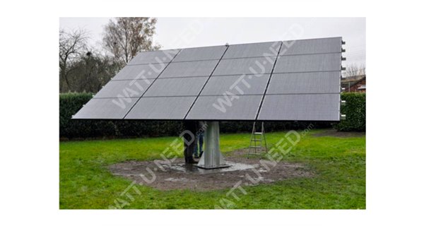 Seguidor fotovoltaico 2 ejes 16 paneles