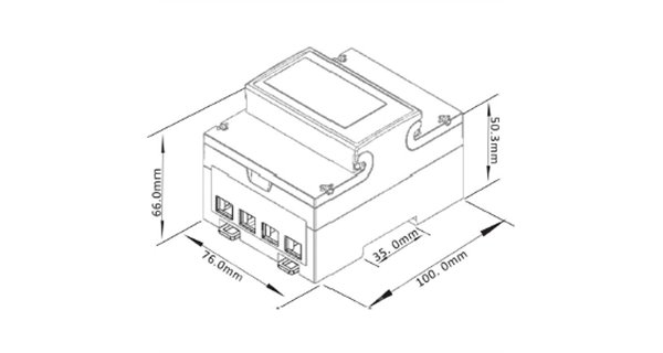 Aluminium support for portrait modules