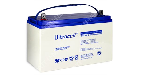 Baterias solar GEL Ultracell 100Ah