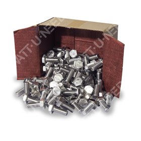 Boulon tête hexagonal M8x25 100 pièces