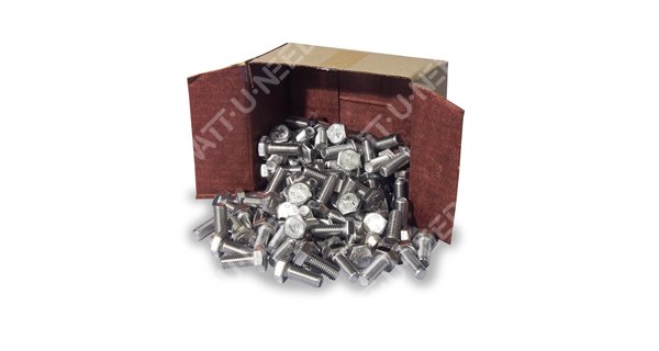 Boulon tête hexagonal M8x25 100 pièces