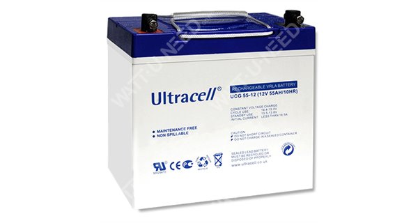 Ultracell 12V 55Ah GEL battery