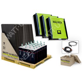 Kit de autoconsumo 72 paneles 30kVA almacenamiento y reinyección