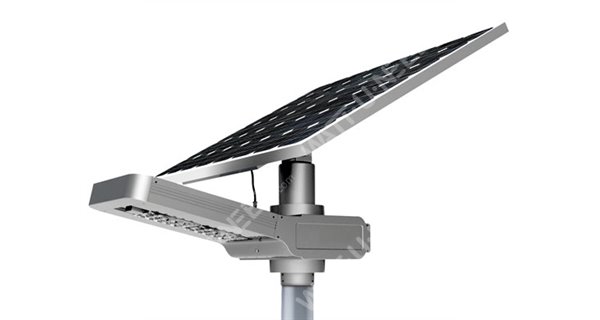 Lampadaire solaire - LED autonome WU 30W 18V - Panneau 80W