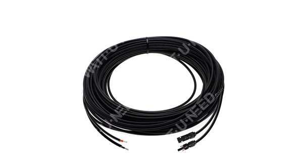 Câble solaire 2X4mm² avec MC4 (vendu au mètre)