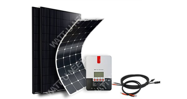 Kit de autocaravana solar - barco SIZE XL - 12V - configurable