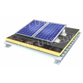 Kit de fijación al suelo para paneles solares Soprasolar Revisión Evo