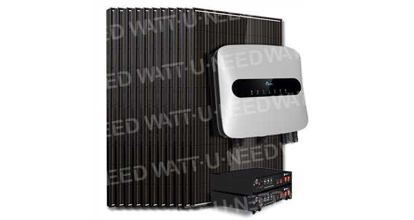 Kit 20 paneles de autoconsumo / reinyección 5000W con almacenamiento de litio