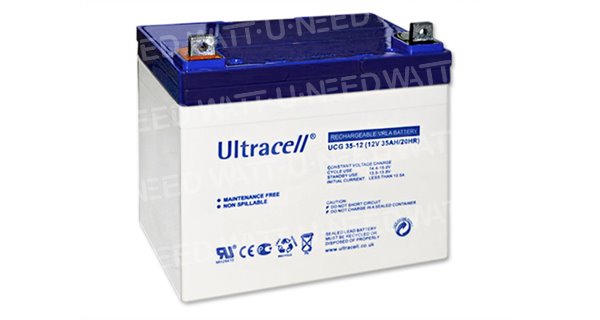 Las Baterías De GEL De Ultracell 12V 35Ah