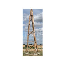 10m de torre de madera para la turbina de viento