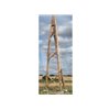 10m de torre de madera para la turbina de viento