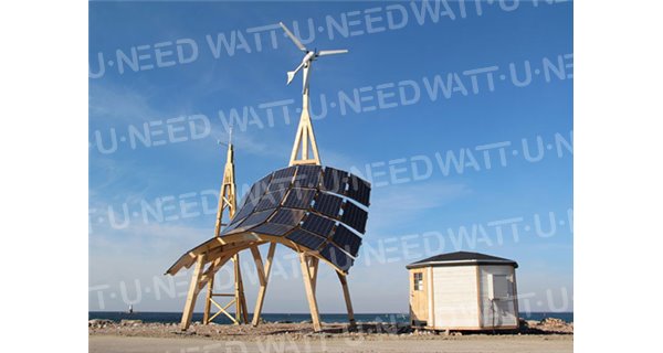 Giraffe 2.0 innoVentum Planta híbrida de viento y energía solar