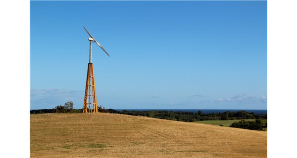 InnoVentum wind turbine wooden towers Dali