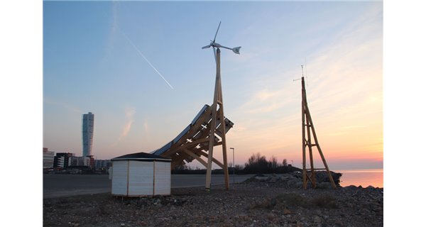 Girafe 2.0 centrale éolienne et solaire hybride InnoVentum