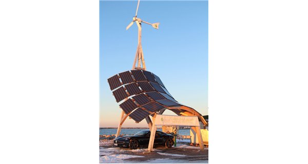 Girafe 2.0 centrale éolienne et solaire hybride InnoVentum