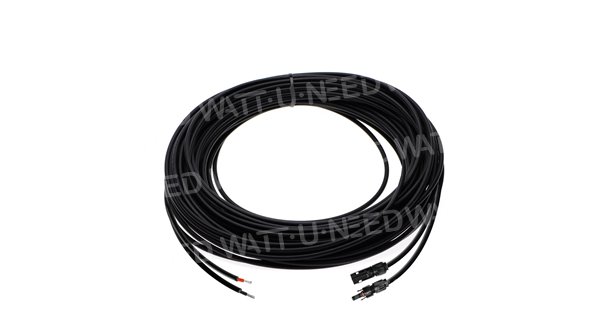 Cable solar 2X4mm² con MC4 (vendido por metro)