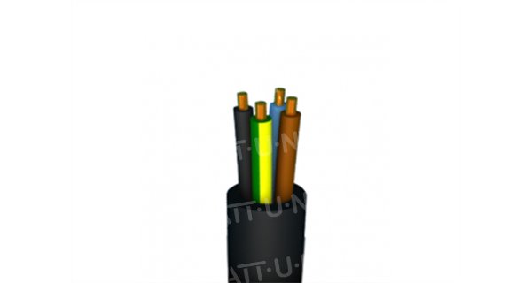 Cable Flexible de H05RR-F 4G0,75mm2 - 1m