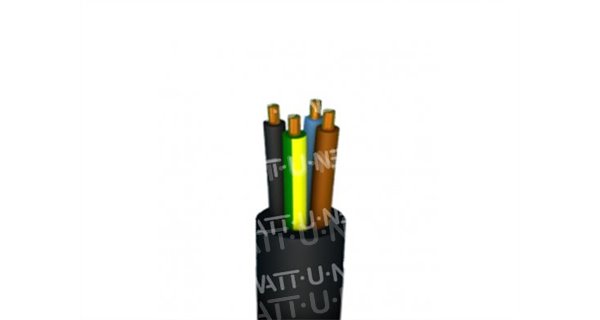 Cable flexible H05RR-F 4G0,75mm² - 1m