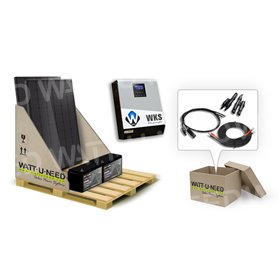 Kit autoconsommation 2 panneaux 1kVA avec lithium