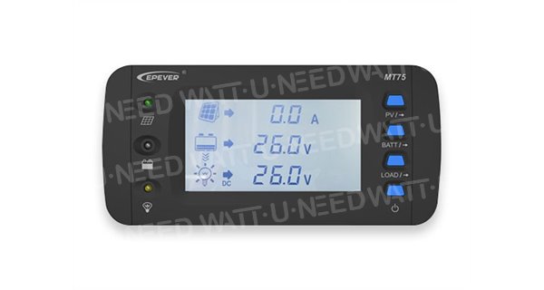 Pantalla Digital MT50 para los controladores de EpSolar LS, NL y la Serie se Ha