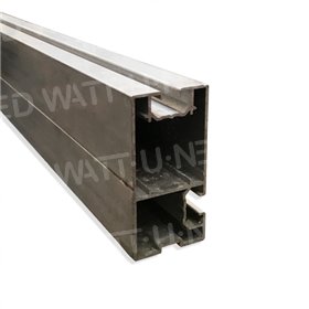 Aluminium rail 80x40 mm