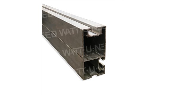 80x40 mm aluminium rail