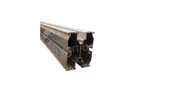 Rail en aluminium de 80x100 mm