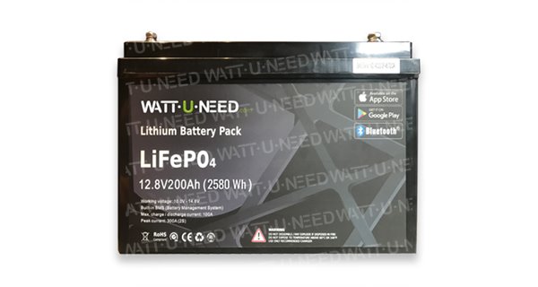 Batterie lithium Wattuneed 12.8V 200Ah