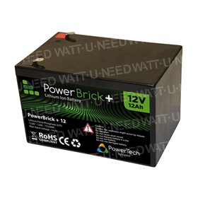 PowerBrick+ batería de litio 12V 12Ah PB+12/12