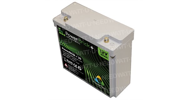 Batería de litio PowerBrick + 12V 20Ah