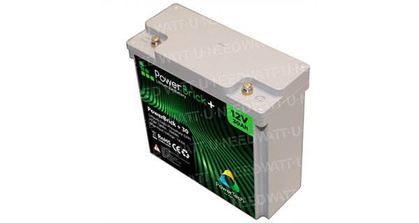 PowerBrick Lithium Battery 12V 30Ah