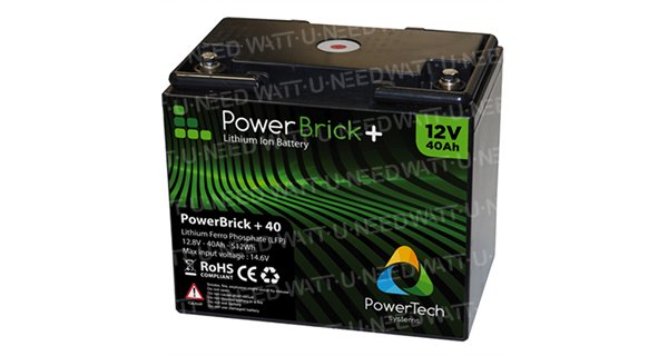 Batería de litio PowerBrick 12V 40Ah