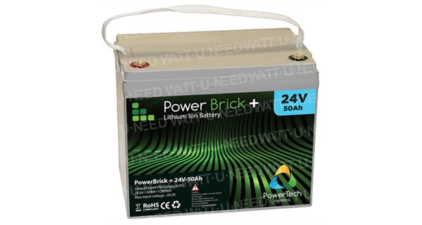 Batería de litio PowerBrick + 24V 50Ah