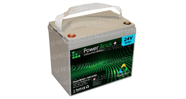 Batería de litio PowerBrick + 24V 50Ah