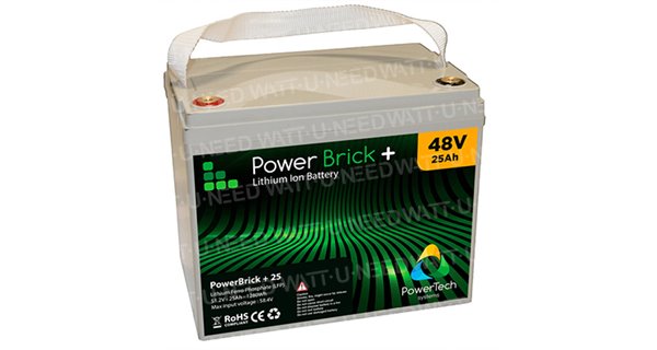 Batería de litio PowerBrick + 25Ah 48V