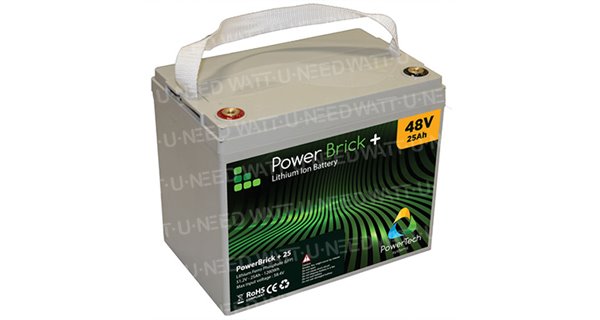 Batería de litio PowerBrick + 25Ah 48V