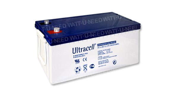 Baterias solar GEL Ultracell 200Ah