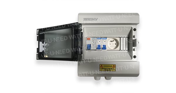 AC box ZJBENY with 230 V socket