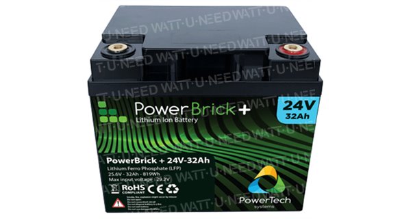 Batería de litio PowerBrick + 24V 50Ah