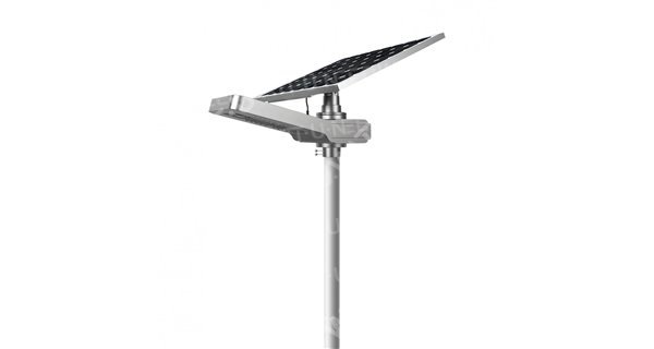 Lampadaire solaire - LED autonome WU 50W 18V - Panneau 150W