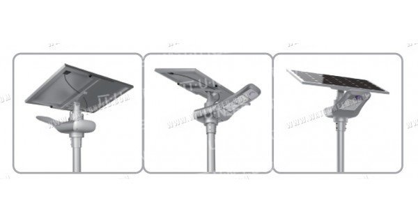 Luz de calle solar - LED independiente de 100w - Panel de 30W