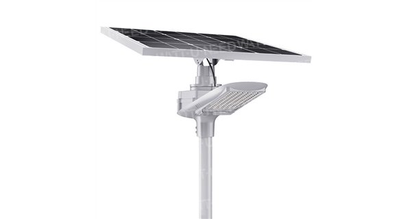 Lampadaire solaire - LED autonome WI 15W 6V - Panneau 60W